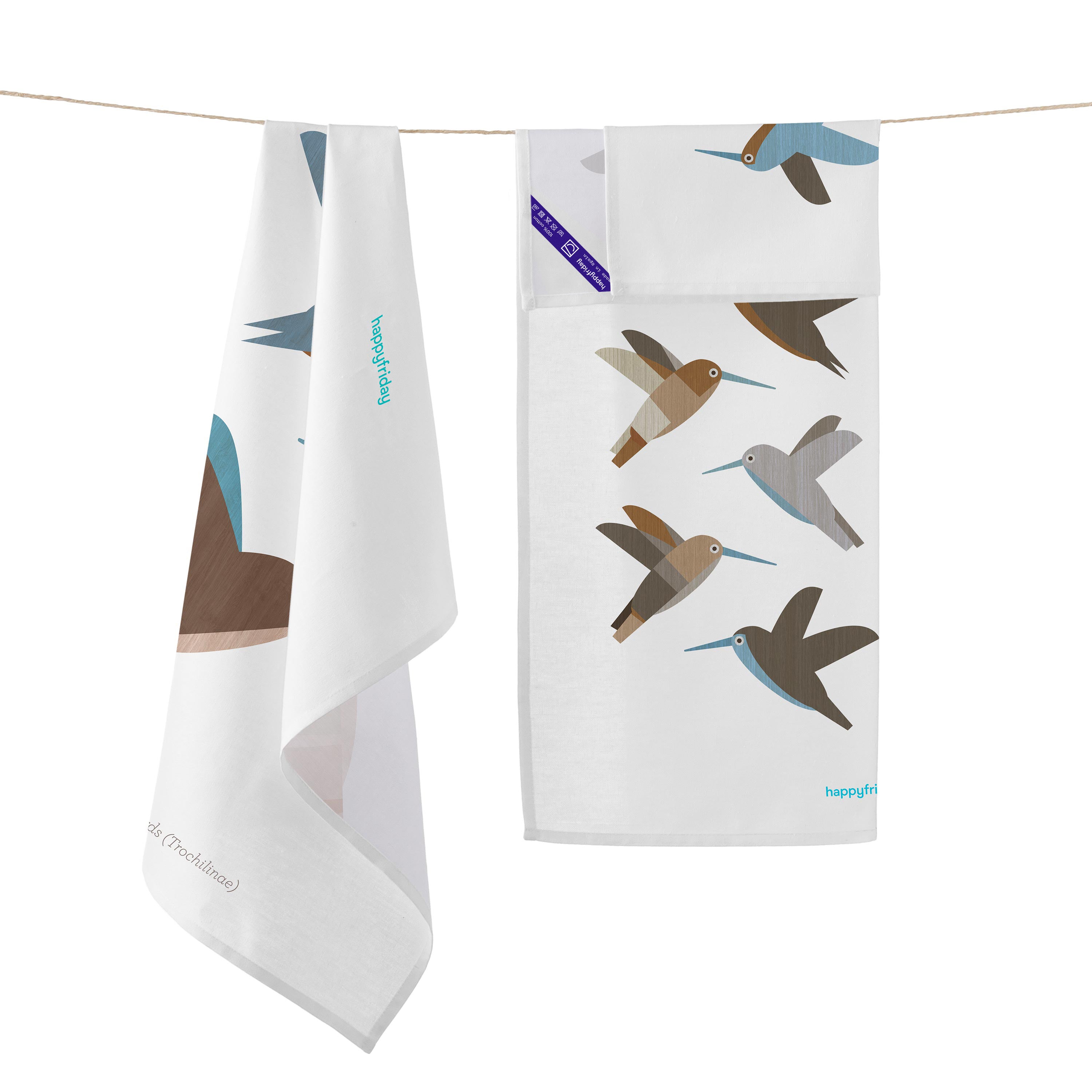 Colibri delphinae Paño de cocina 2 ud 70x50 cm