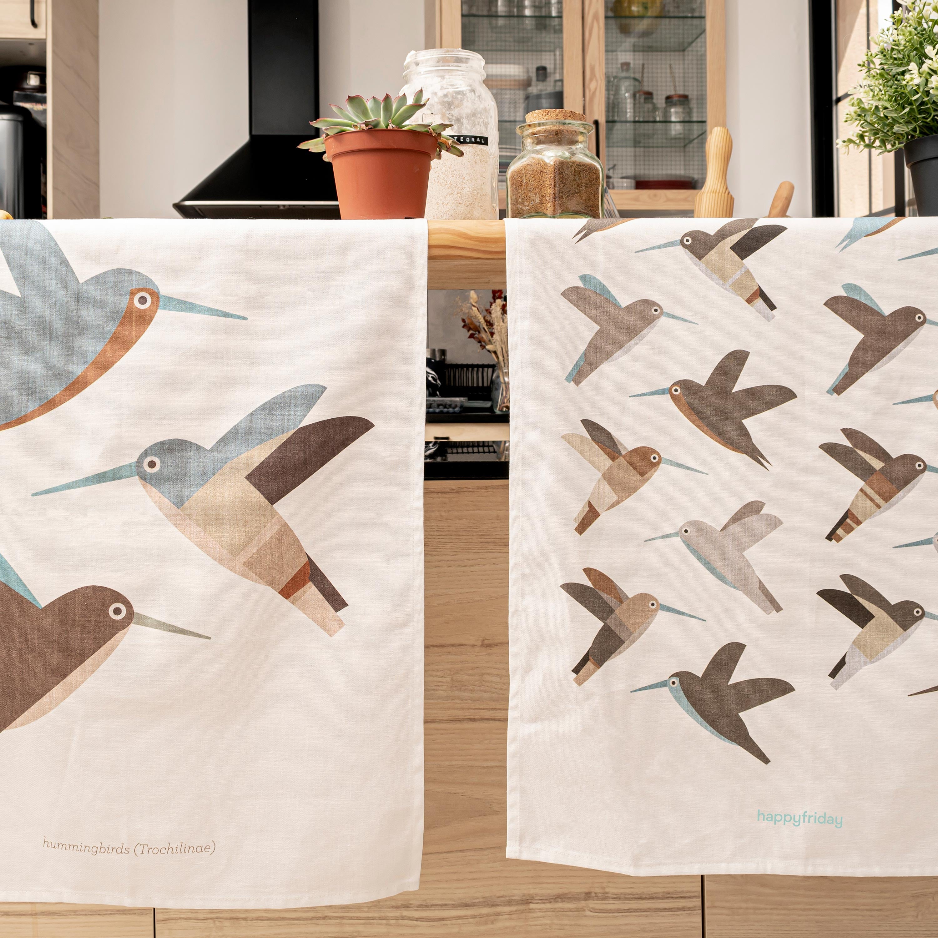 Colibri delphinae Paño de cocina 2 ud 70x50 cm