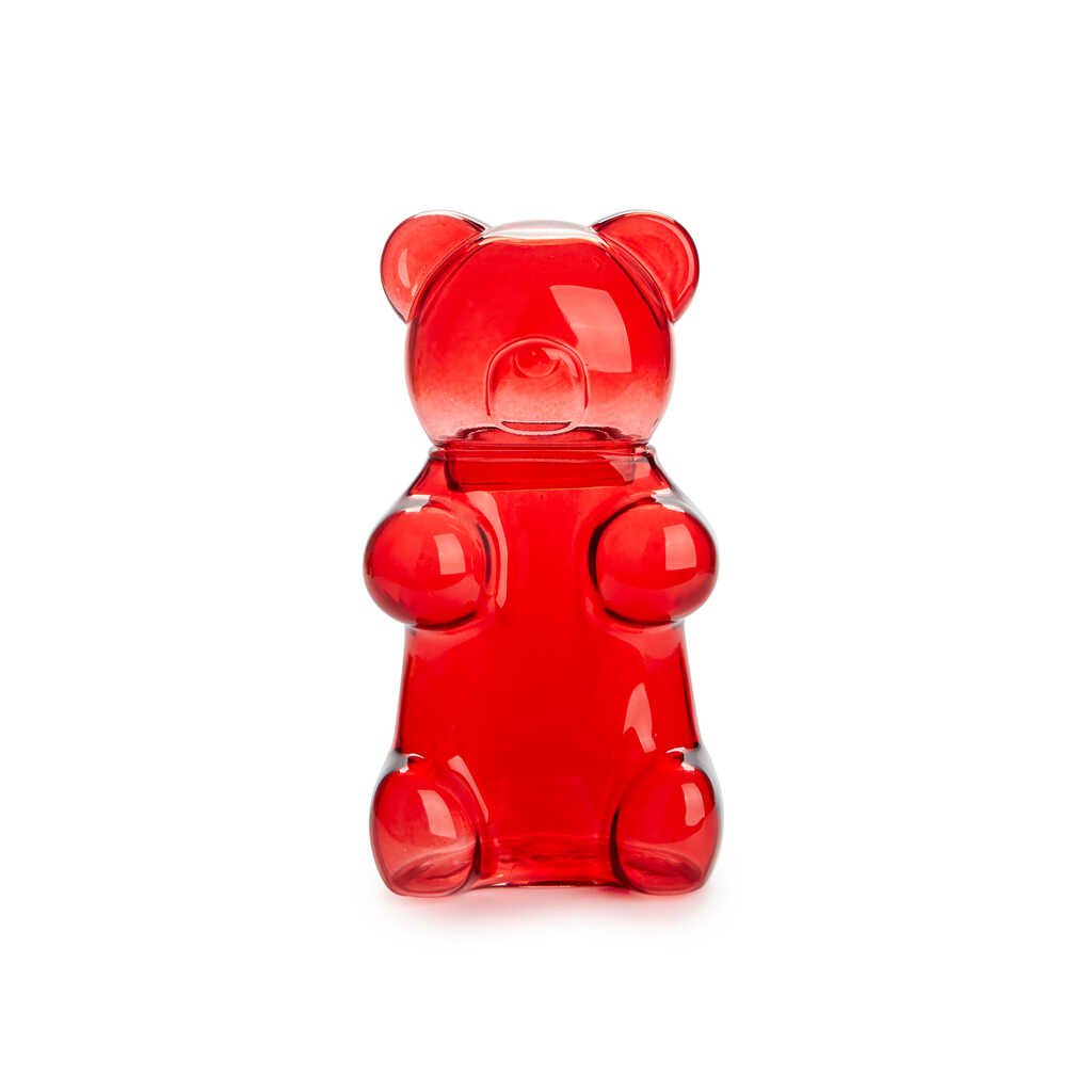 Azucarero Yummy Bear rojo 250 ml vidrio - Dopamine Concept Store