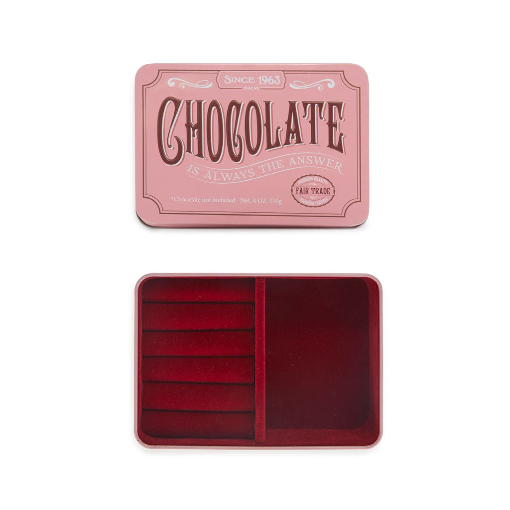 Caja joyero Chocolate rosa metal - Dopamine Concept Store