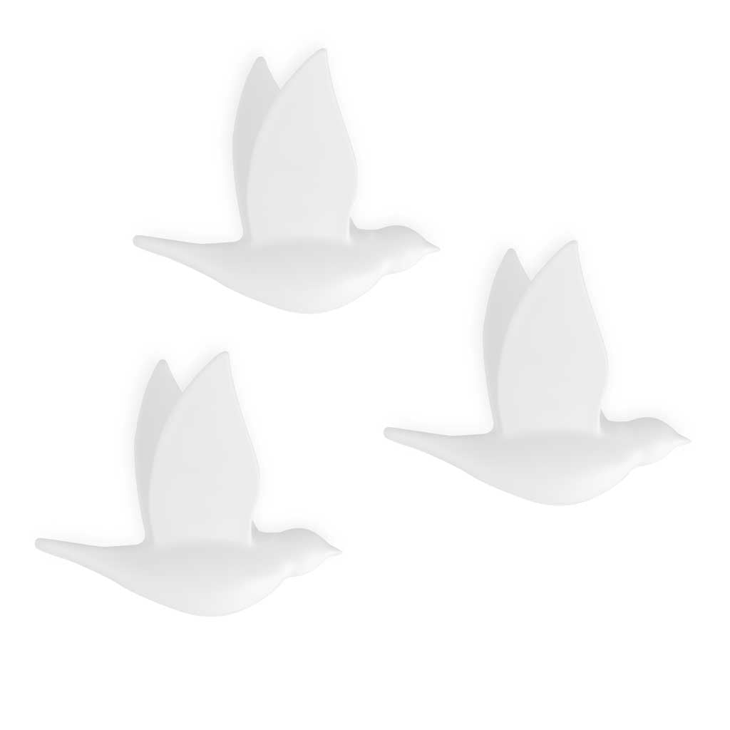 Colgador pared Birdie x3 pvc - Dopamine Concept Store