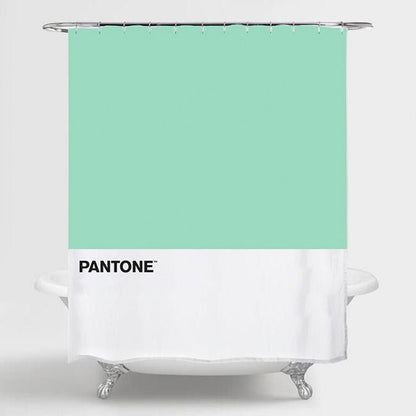 Cortina de baño Pantone: verde-Dopamine Concept Store