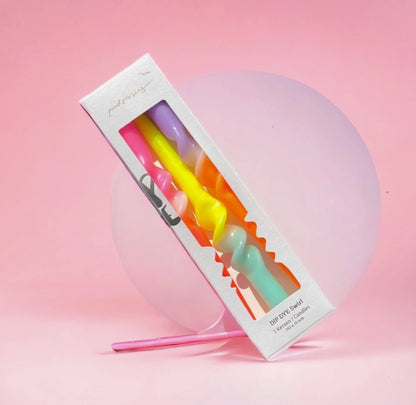 Dip Dye Swirl: Topsy Turvy-Dopamine Concept Store