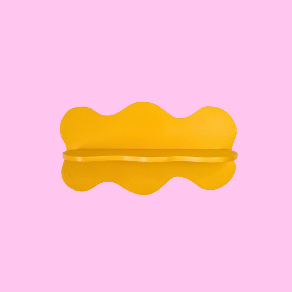 Estantería Ondas: Amarillo