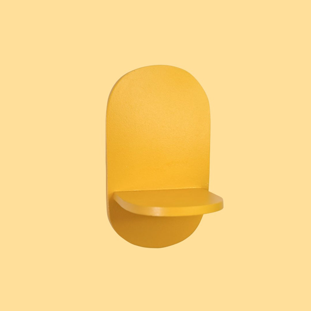 Estantería Oval: Amarillo