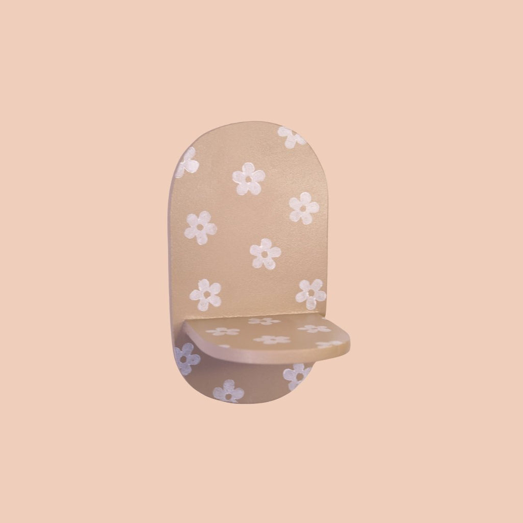 Estantería Oval Floral: Tierra
