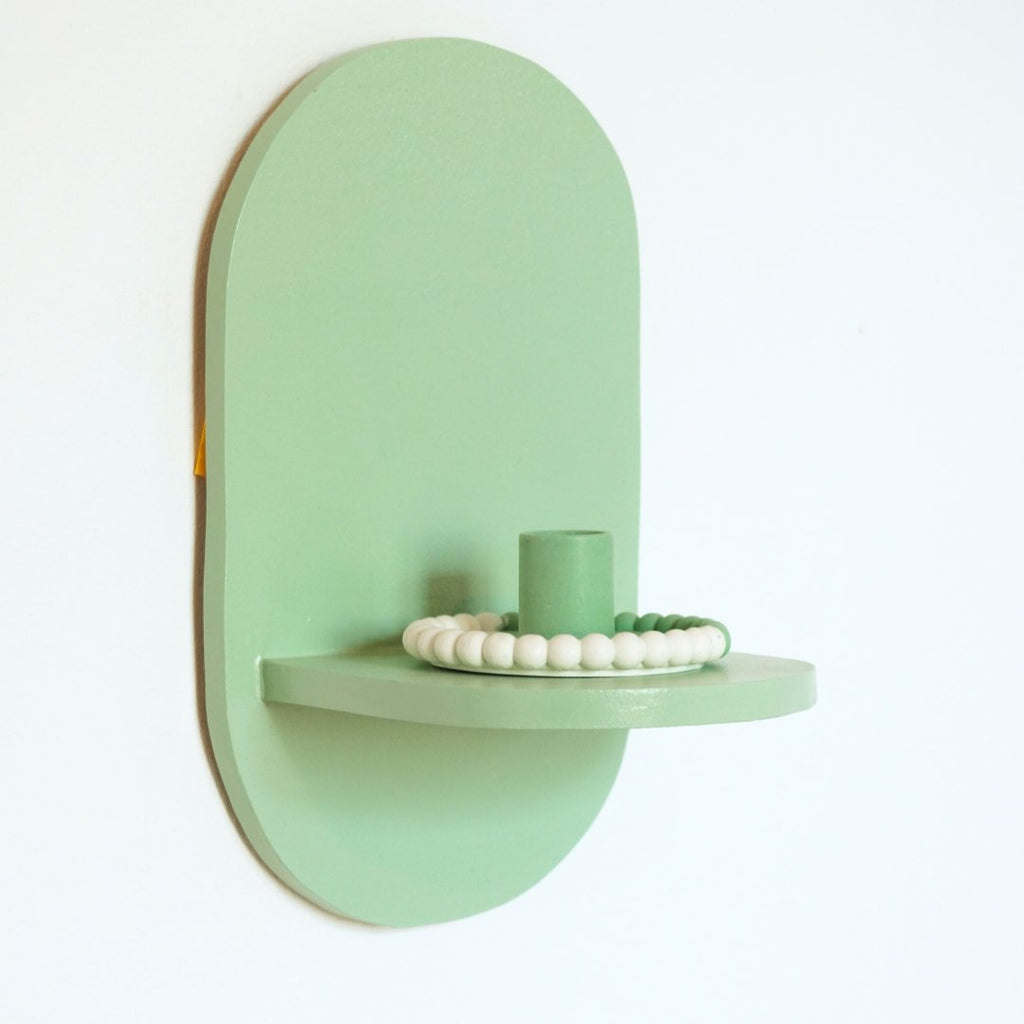 Estantería Oval: Verde