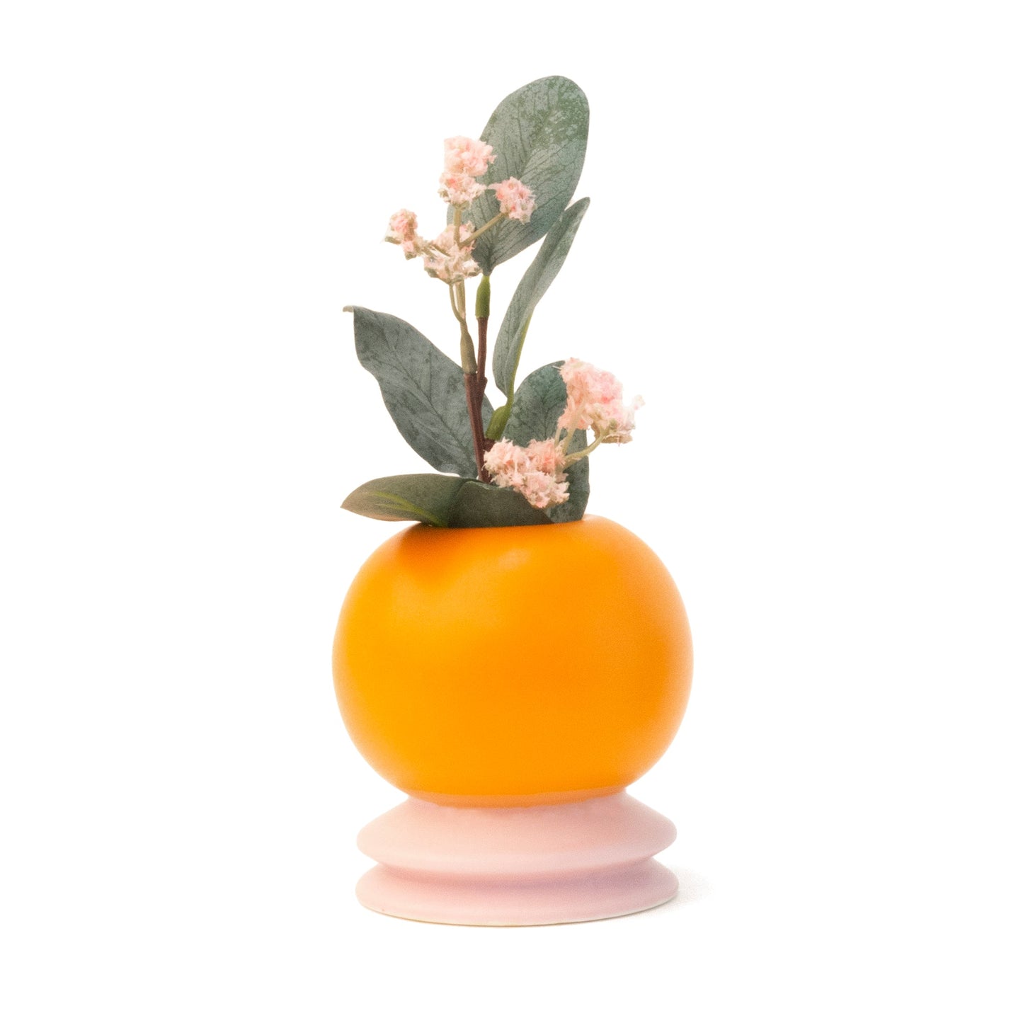 Florero Mediano Bola Naranja-Dopamine Concept Store