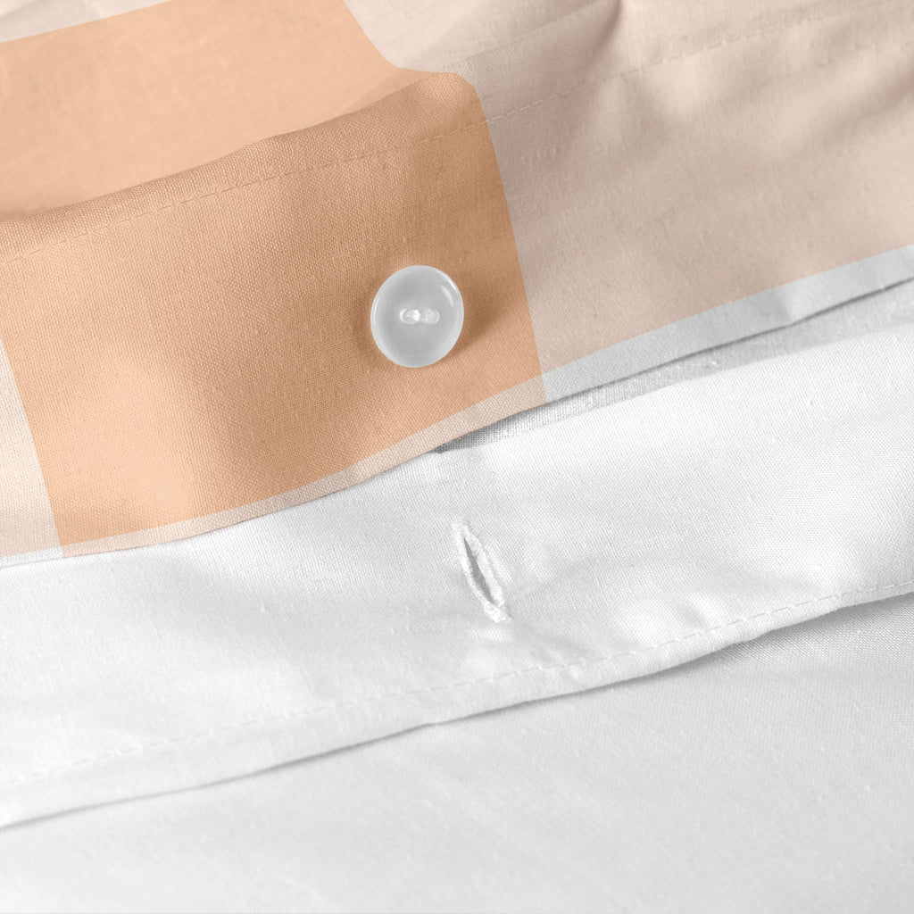 Gingham Funda nórdica Melocotón - Fundas nórdicas