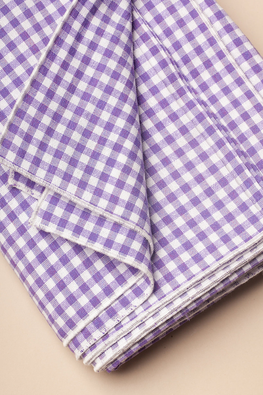 Mantel cuadros vichy malva - Mantel