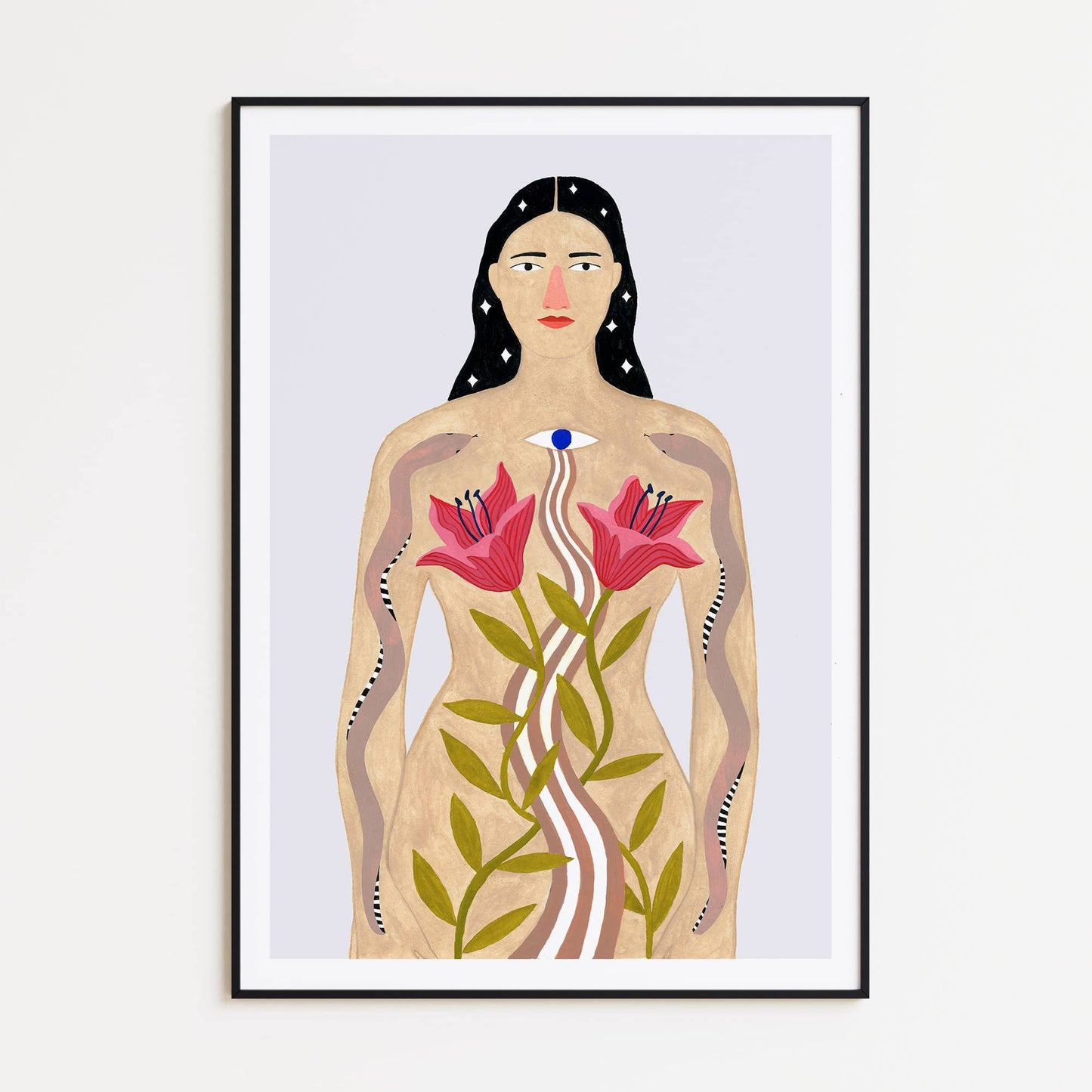 MYSTICAL WOMAN Art Print: A4-Dopamine Concept Store