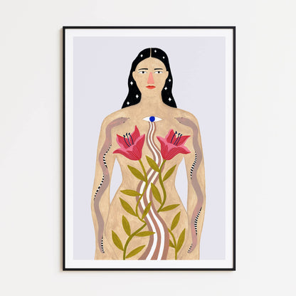 MYSTICAL WOMAN Art Print: A4-Dopamine Concept Store