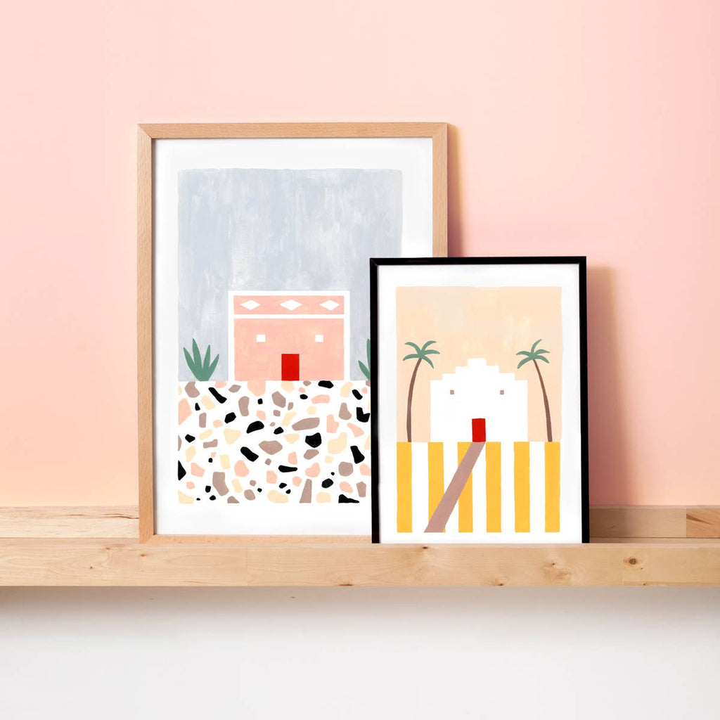 Portuguese House II Print: A4
