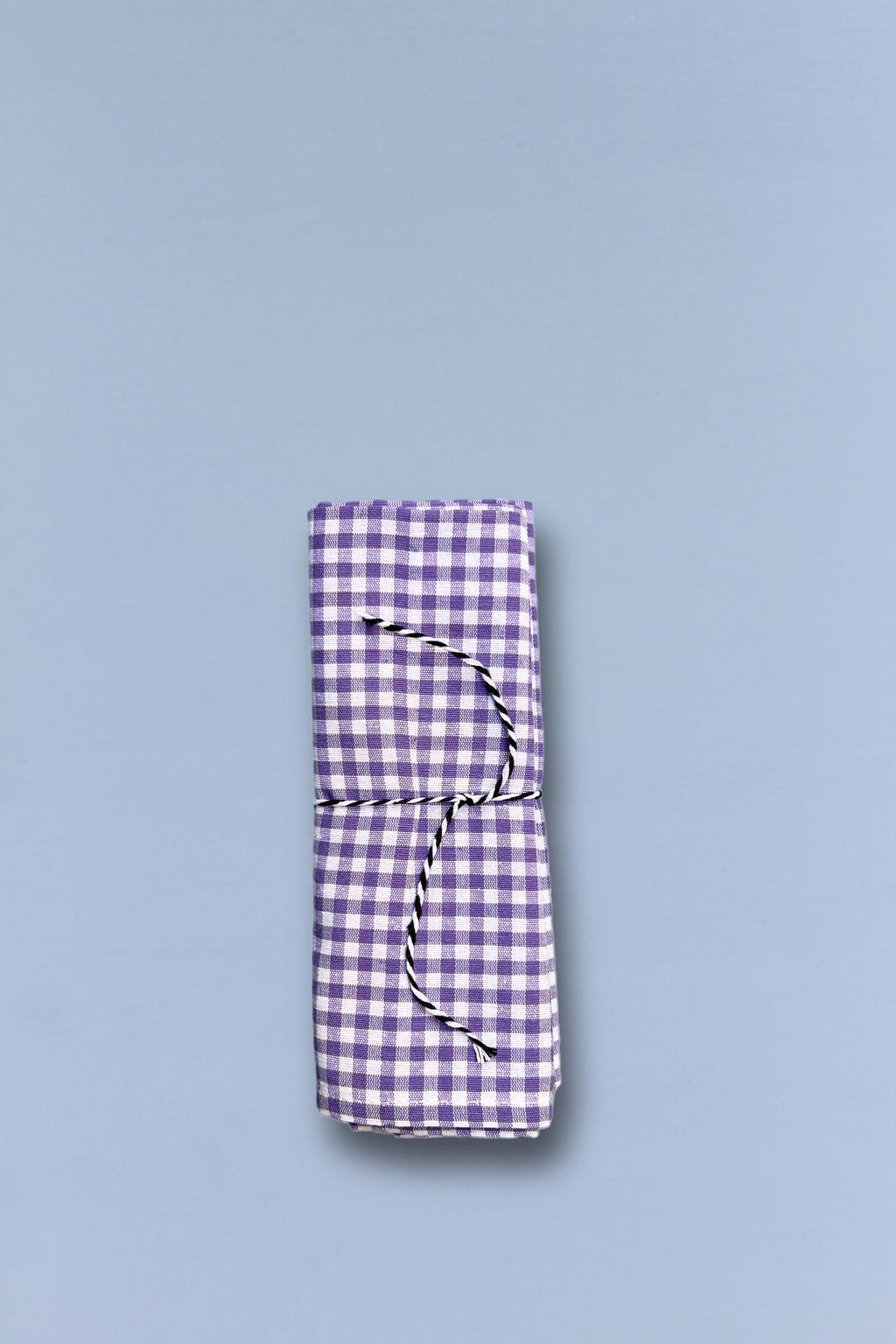 Servilleta vichy malva cuadro pequeño (pack de 2) - Servilleta