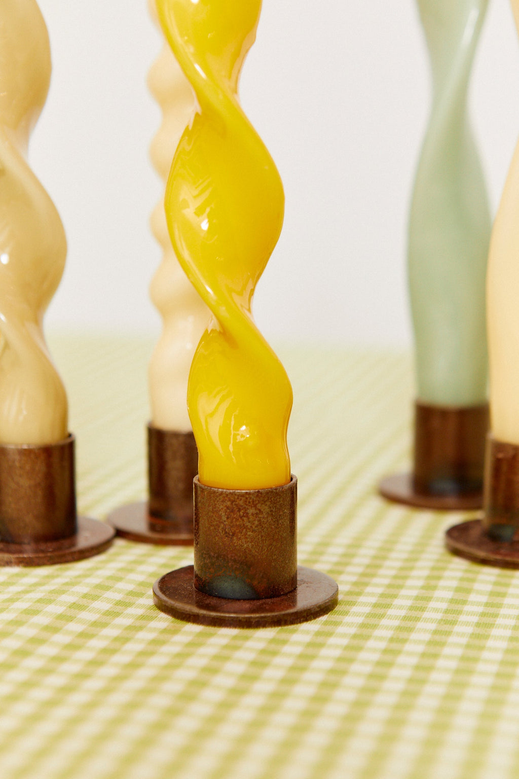 Soporte para vela de hierro - Vela